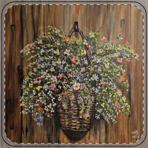 Basket Of Blossoms — Coaster