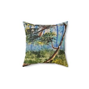 In The Woods — Spun Polyester Square Pillow