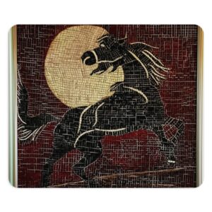 Black Horse — Mouse Pad