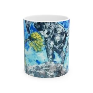 Cubic Horse — Ceramic Mug, (11oz, 15oz)