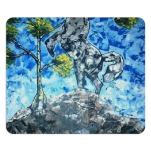 Cubic Horse — Mouse Pad