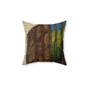 Majlis Window — Spun Polyester Square Pillow