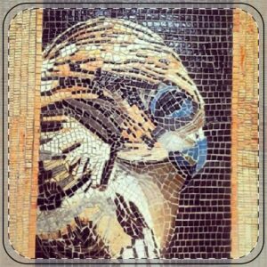Falcon Mosaic — Coaster