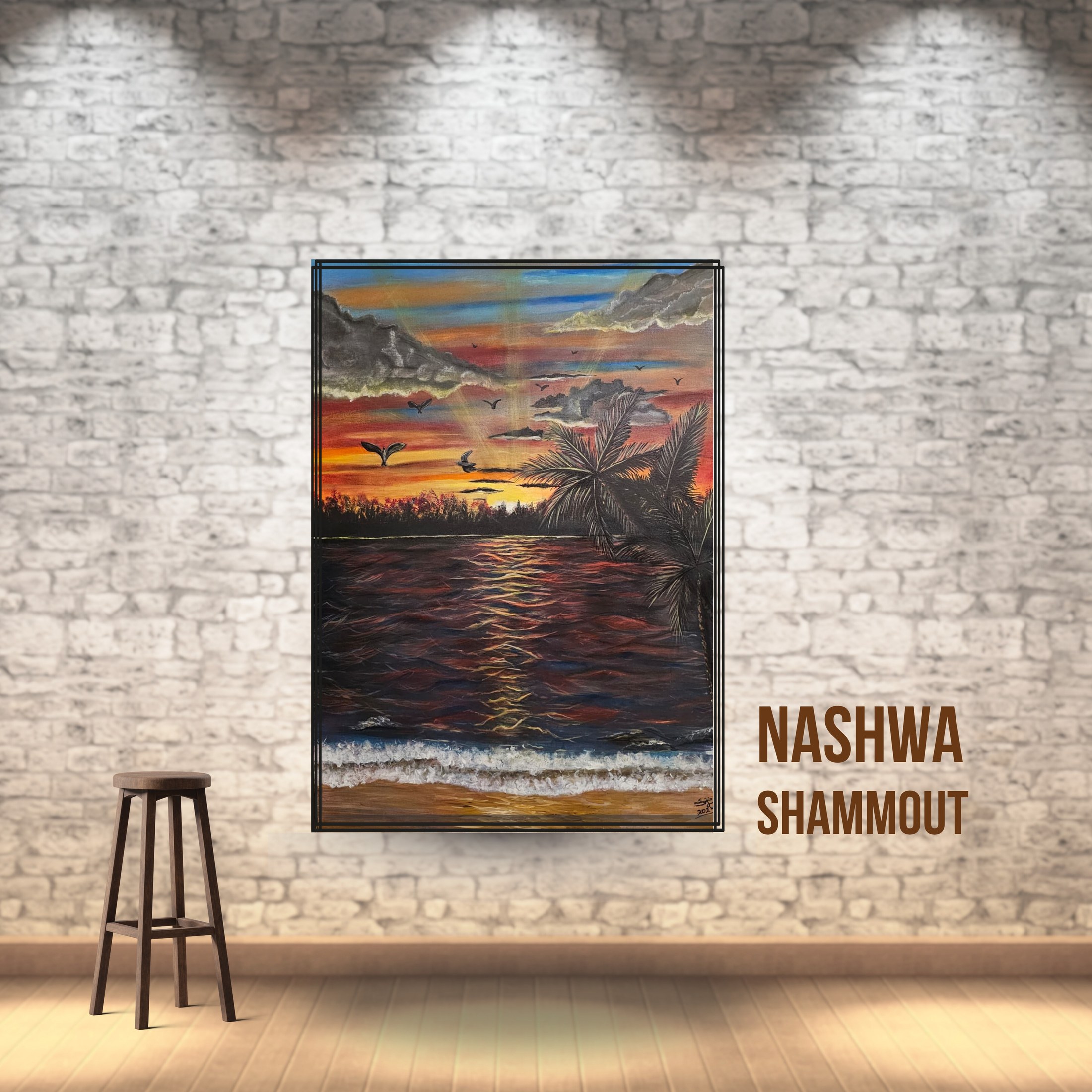 Nashwa Shammout — original artwork in situ
