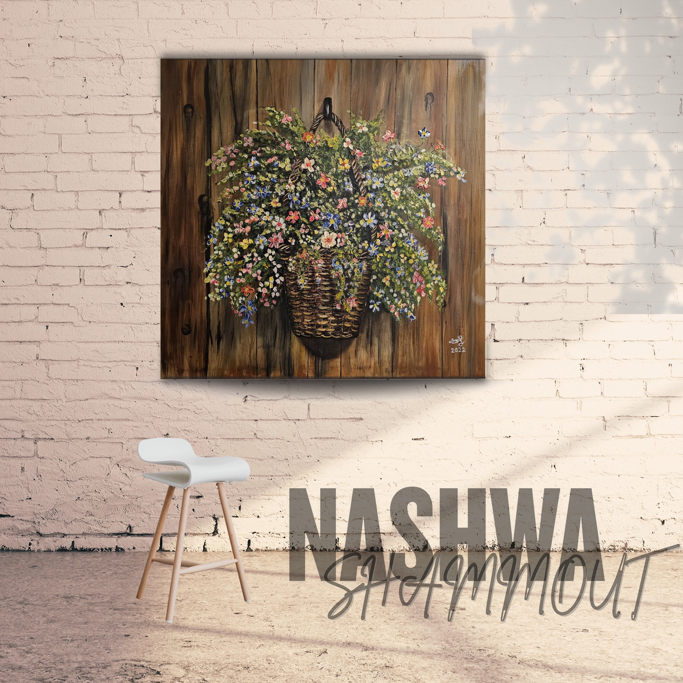 Nashwa Shammout — original artwork in situ