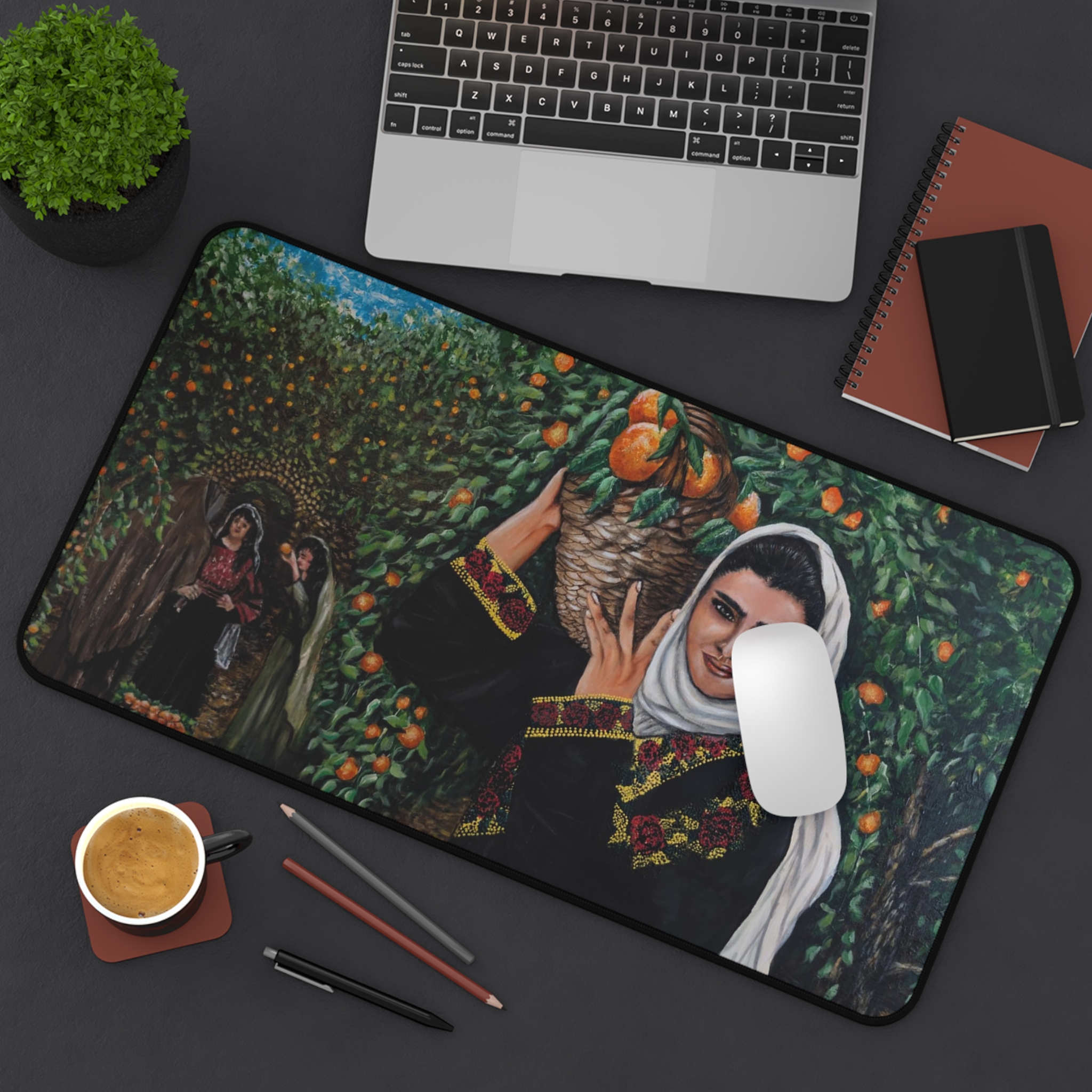 Jaffa Oranges - Desk Mat/Pad