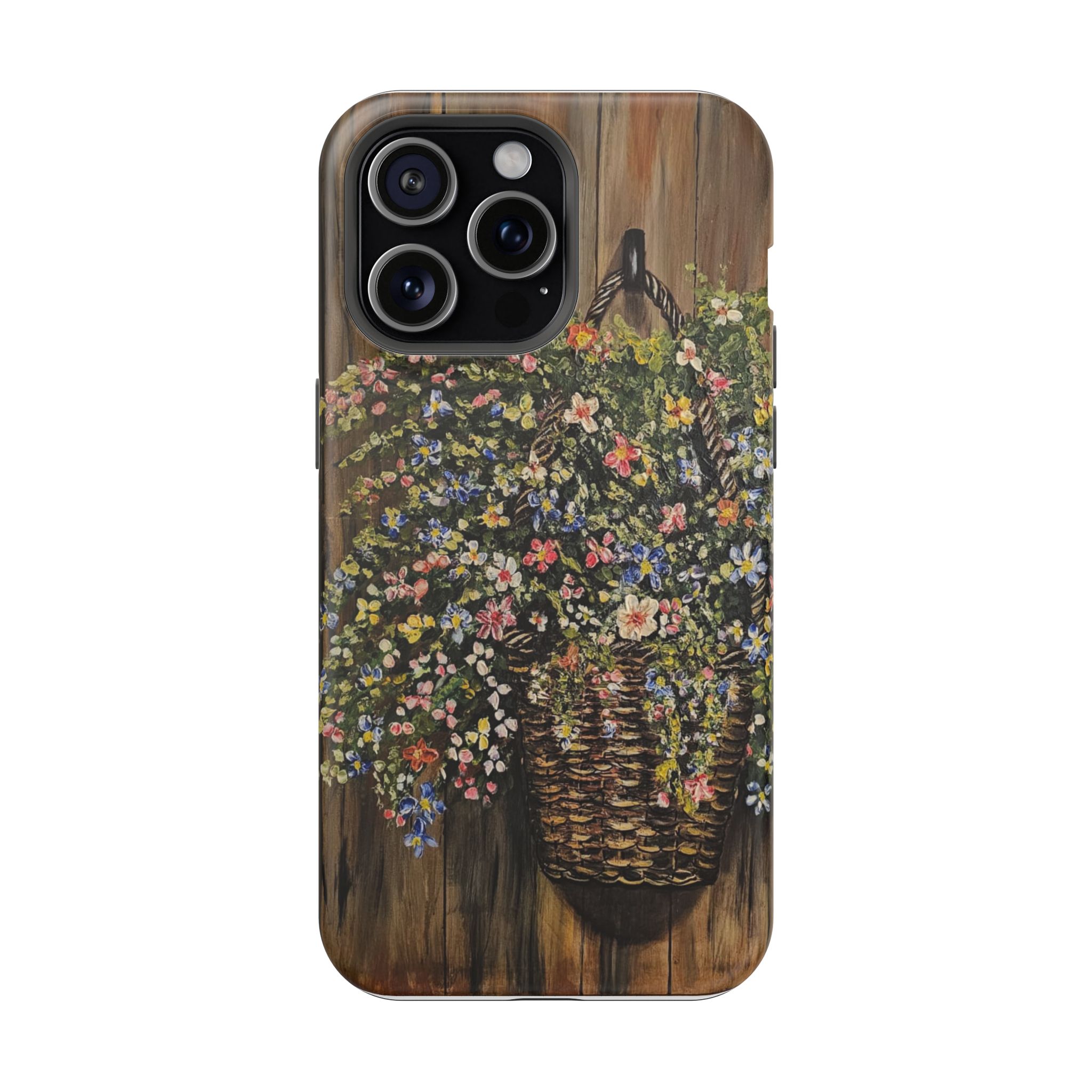 Floral Basket Phone Case — Magnetic Impact‑Resistant Floral iPhone Cover - Image 29