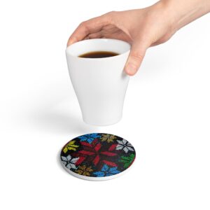 Embroidery Motif - Ceramic Coaster