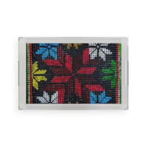 Embroidery Motif - Acrylic Serving Tray