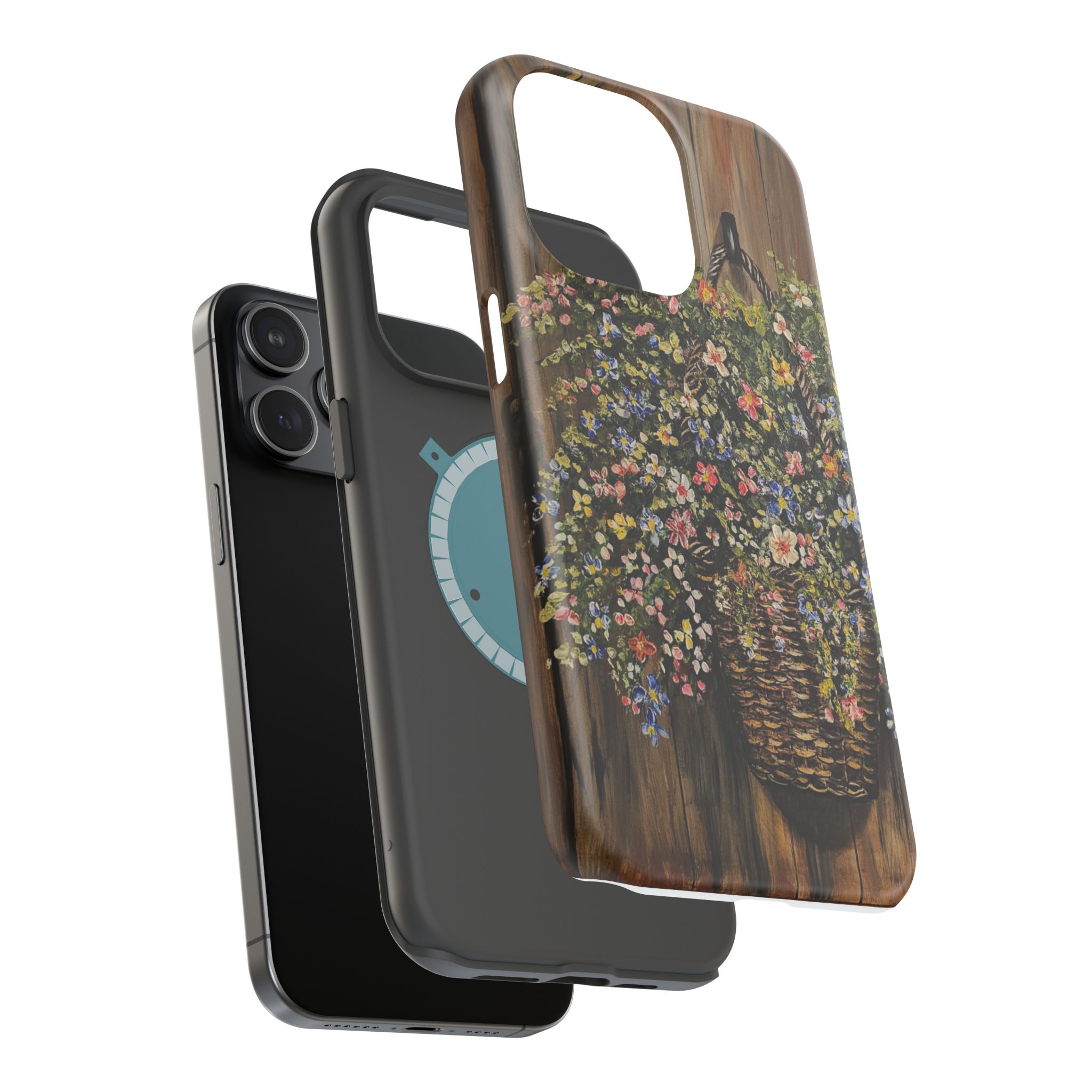 Floral Basket Phone Case — Magnetic Impact‑Resistant Floral iPhone Cover - Image 32