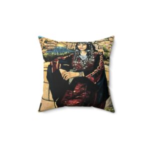 Palestinian Thobe — Spun Polyester Square Pillow