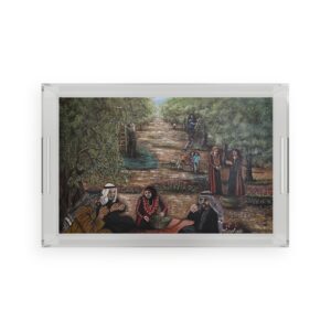 Olive Harvest - Acrylic Serving Tray