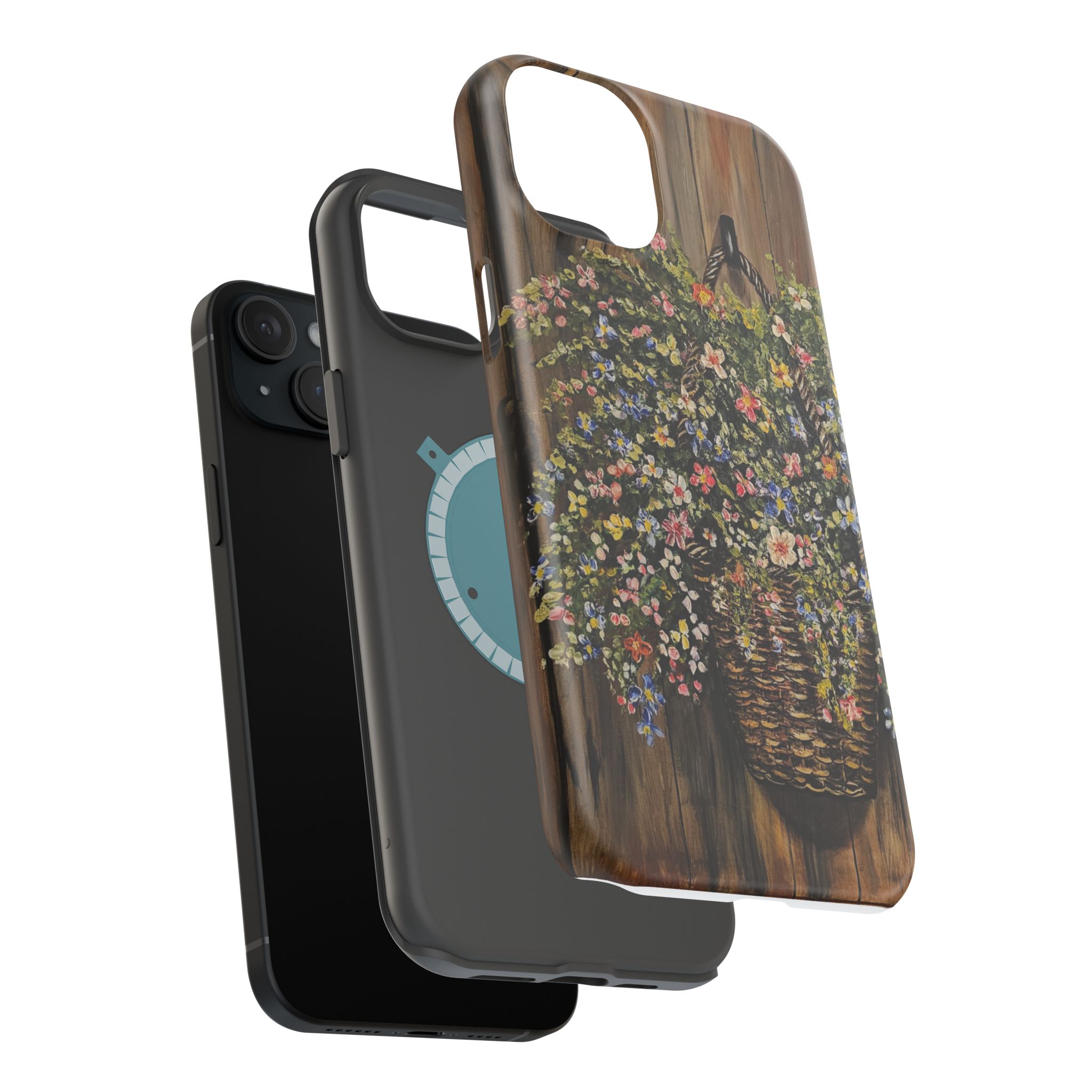 Floral Basket Phone Case — Magnetic Impact‑Resistant Floral iPhone Cover - Image 24