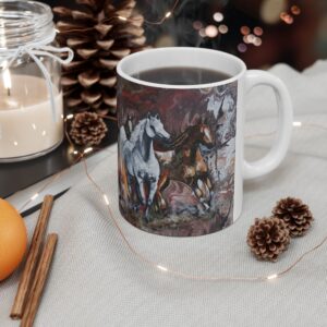 Purebred Horses — Ceramic Mug, (11oz, 15oz)