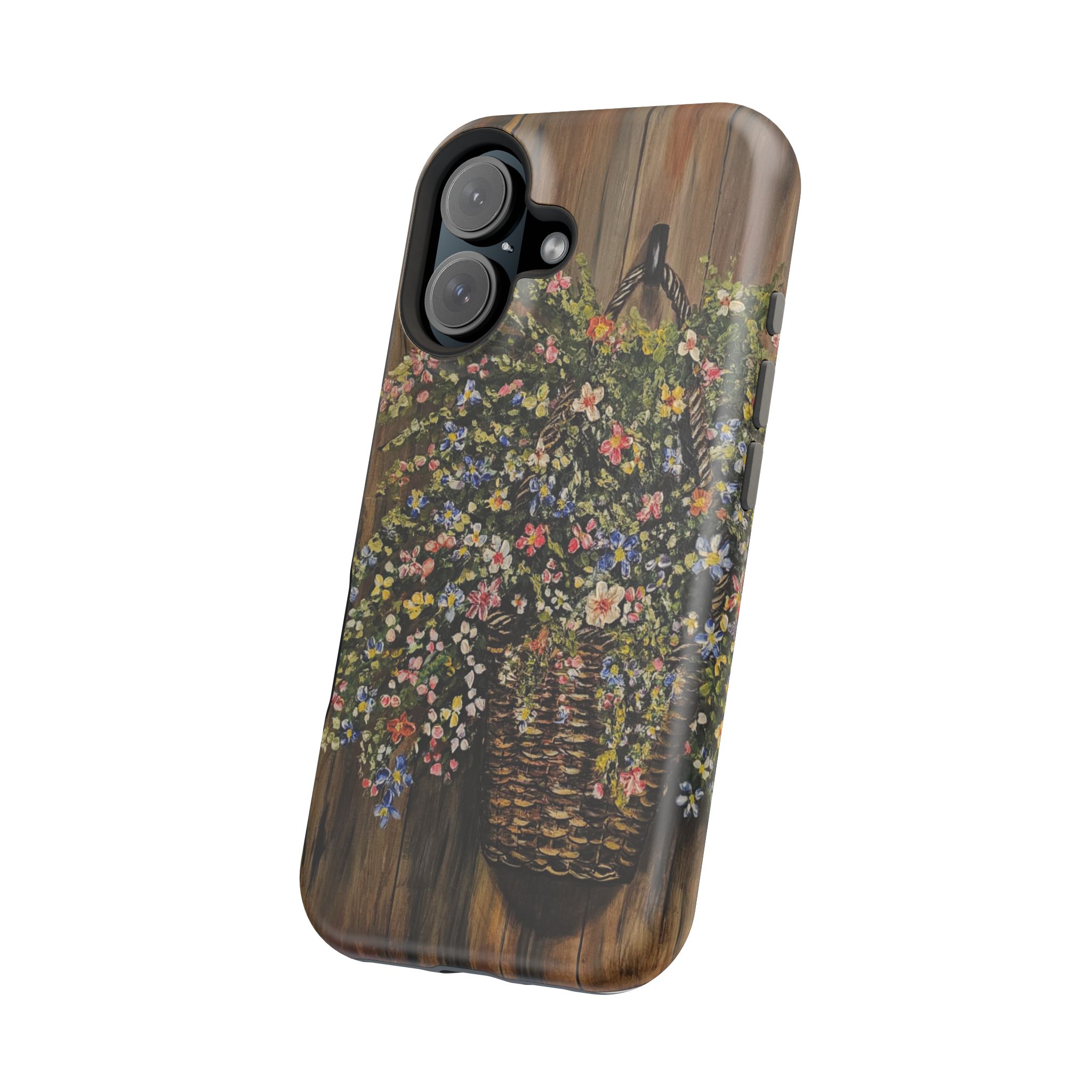 Floral Basket Phone Case — Magnetic Impact‑Resistant Floral iPhone Cover - Image 38