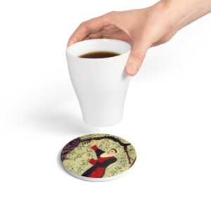 Olive Picking - Ceramic Coaster