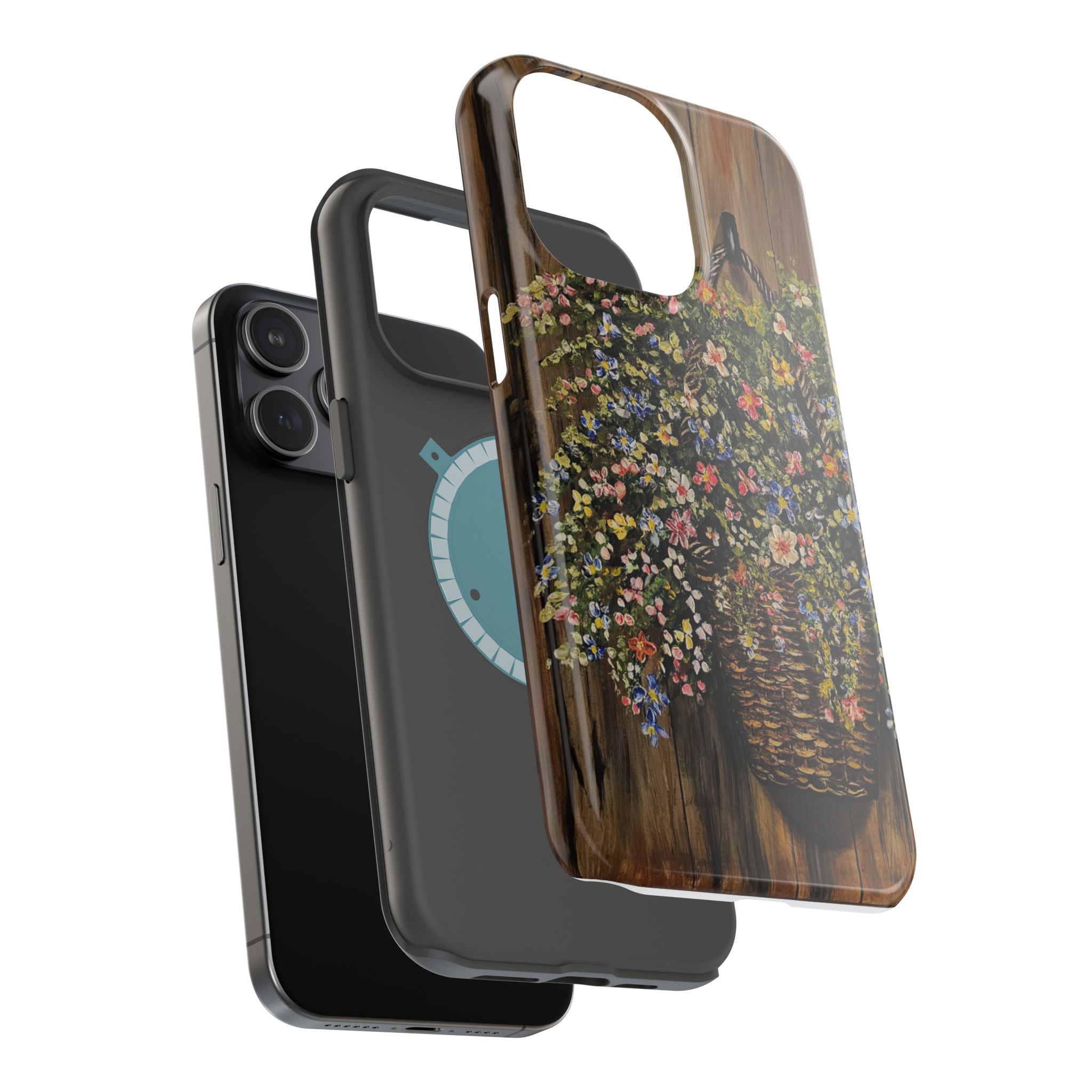 Floral Basket Phone Case — Magnetic Impact‑Resistant Floral iPhone Cover - Image 28