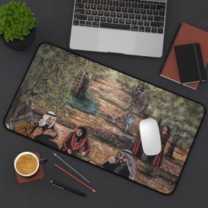 Olive Harvest - Desk Mat/Pad