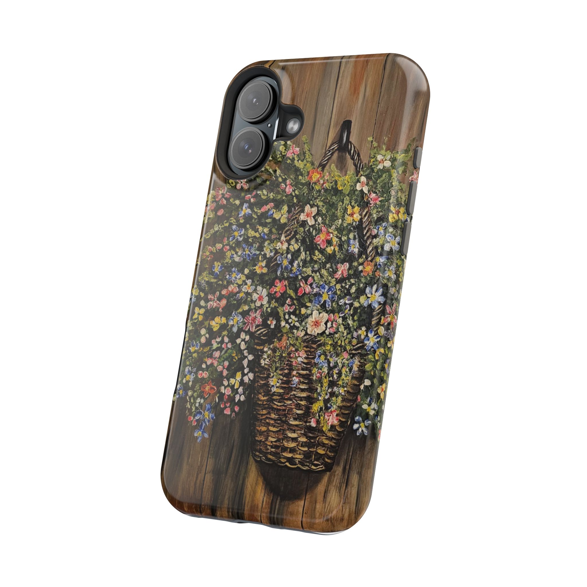 Floral Basket Phone Case — Magnetic Impact‑Resistant Floral iPhone Cover - Image 42