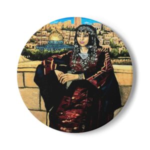 Palestinian Thobe - Ceramic Coaster
