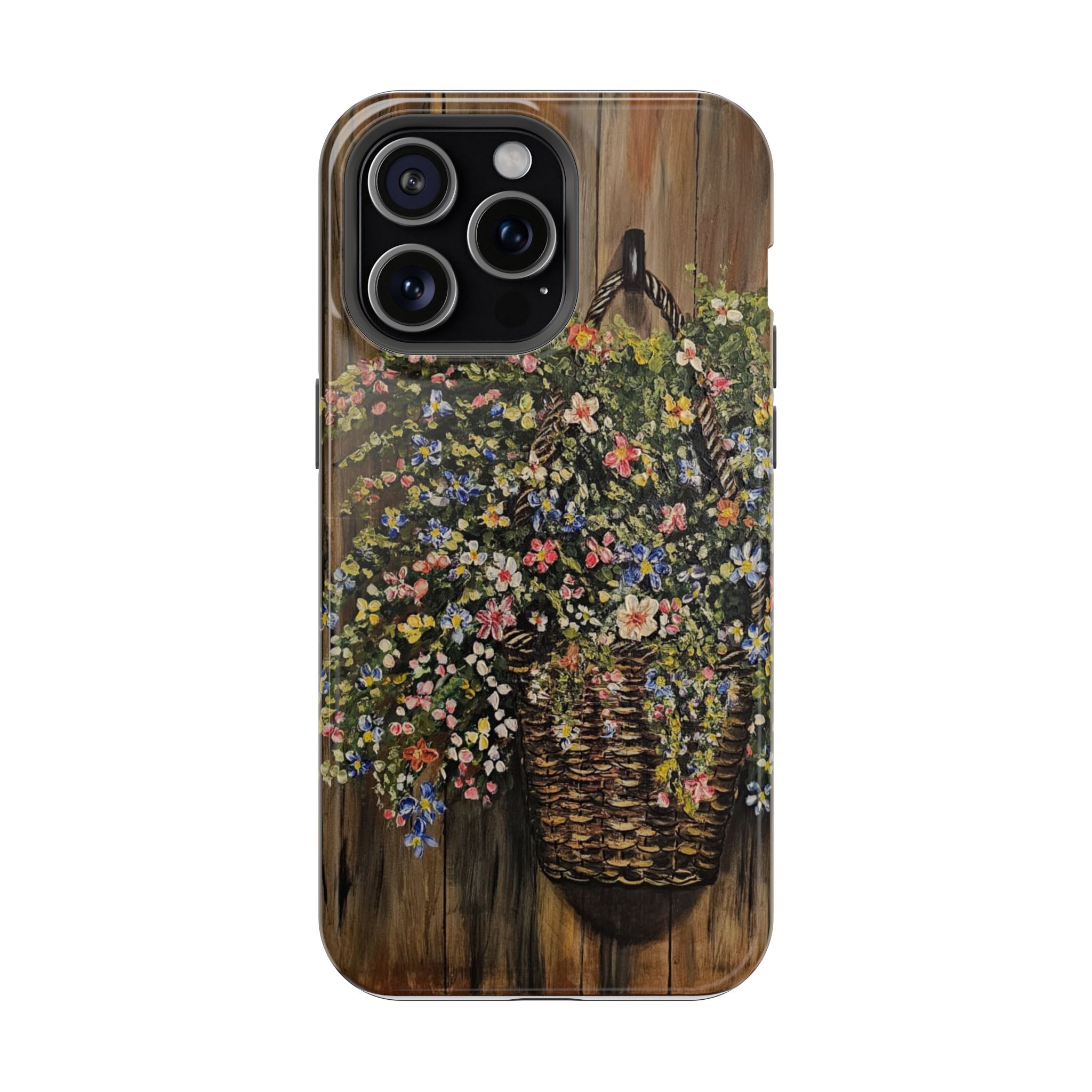 Floral Basket Phone Case — Magnetic Impact‑Resistant Floral iPhone Cover - Image 25