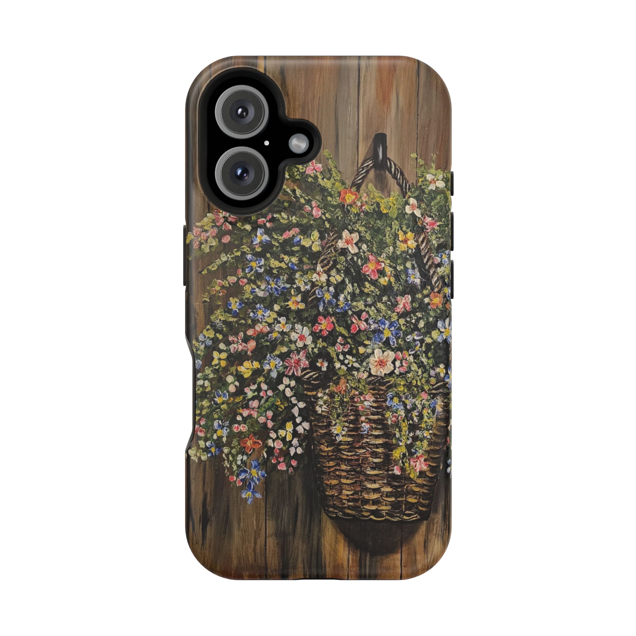 Floral Basket Phone Case — Magnetic Impact‑Resistant Floral iPhone Cover - Image 37