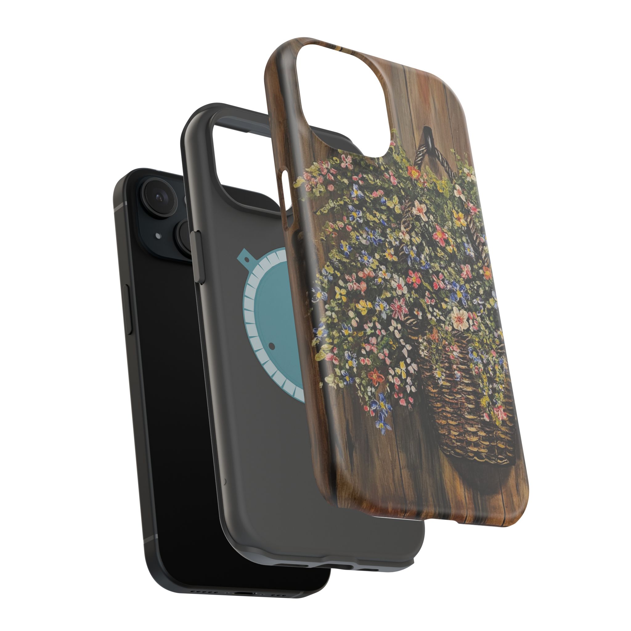 Floral Basket Phone Case — Magnetic Impact‑Resistant Floral iPhone Cover - Image 8