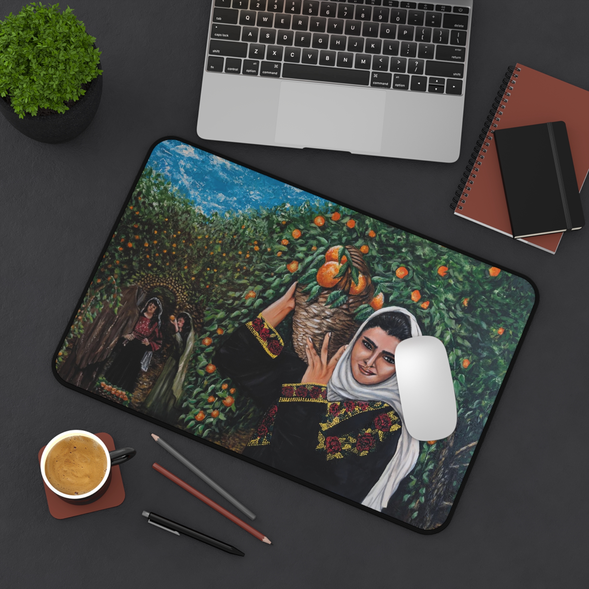 Jaffa Oranges - Desk Mat/Pad - Image 5