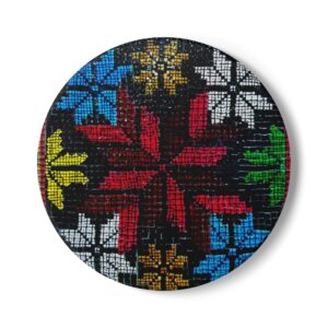 Embroidery Motif - Ceramic Coaster