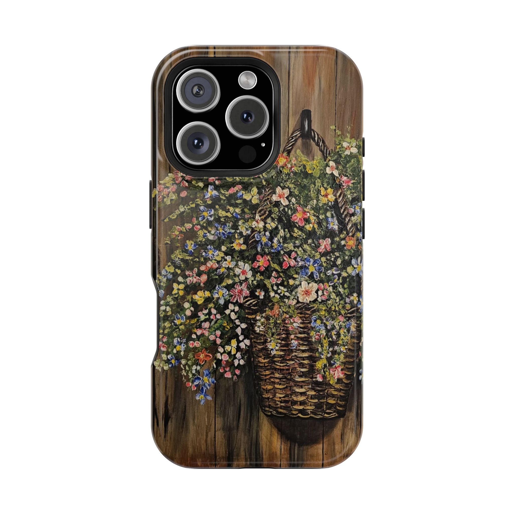 Floral Basket Phone Case — Magnetic Impact‑Resistant Floral iPhone Cover - Image 49