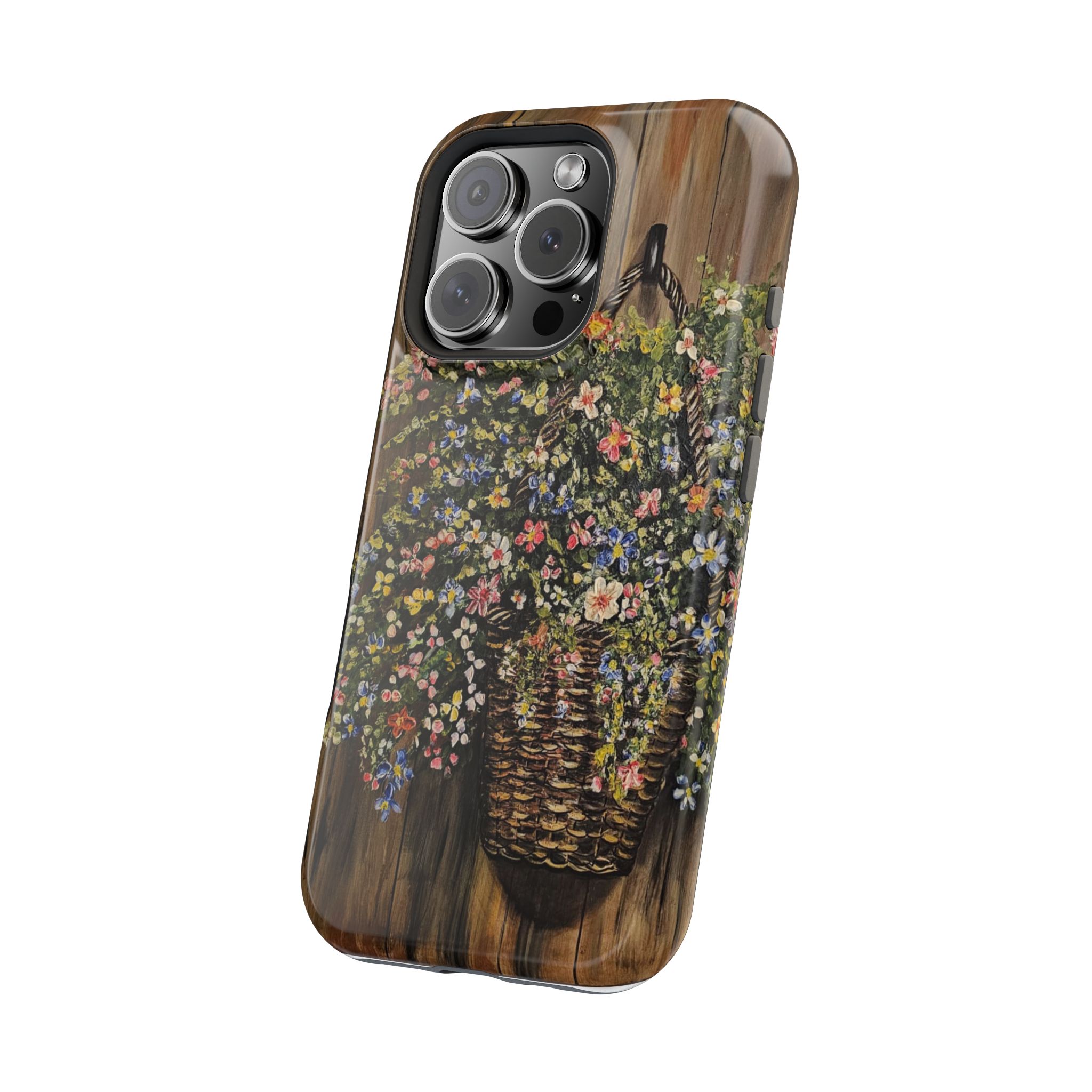Floral Basket Phone Case — Magnetic Impact‑Resistant Floral iPhone Cover - Image 50