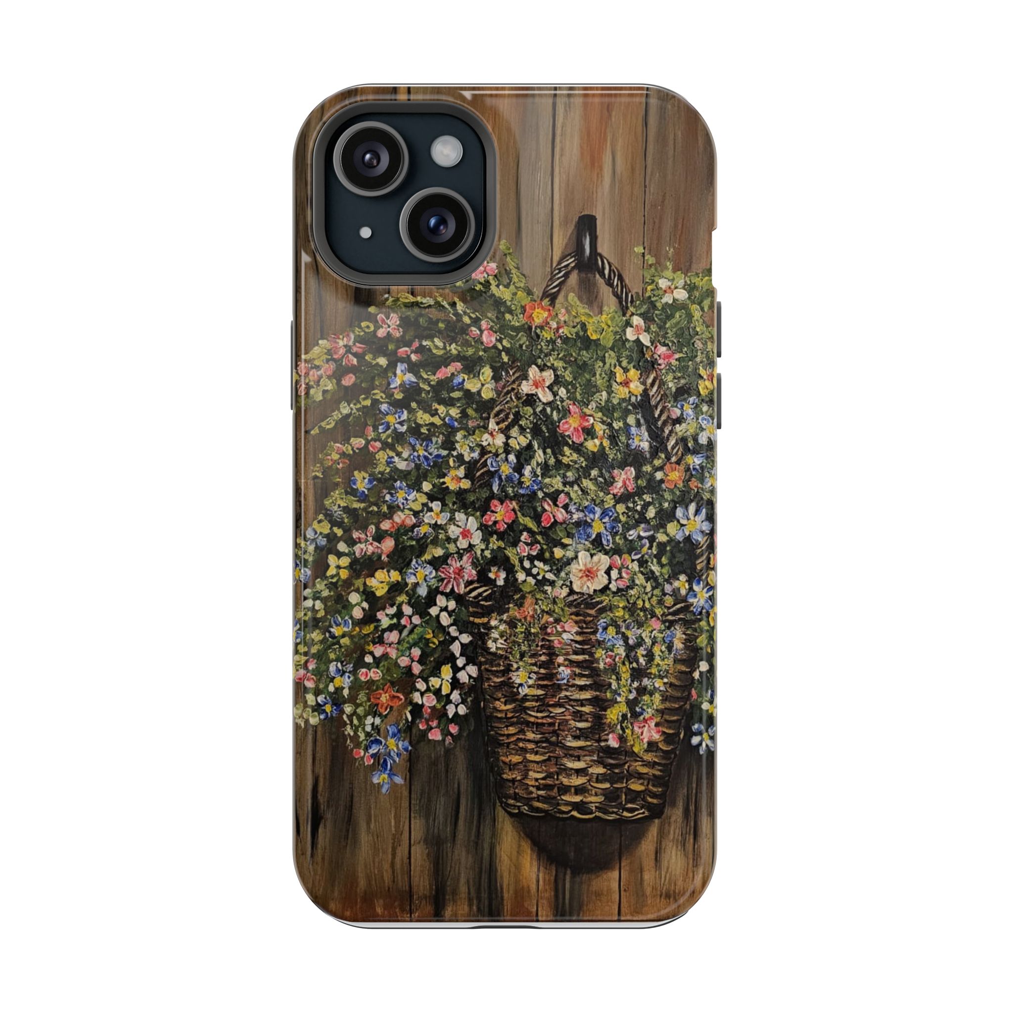 Floral Basket Phone Case — Magnetic Impact‑Resistant Floral iPhone Cover - Image 17