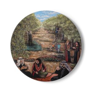 Olive Harvest - Ceramic Coaster