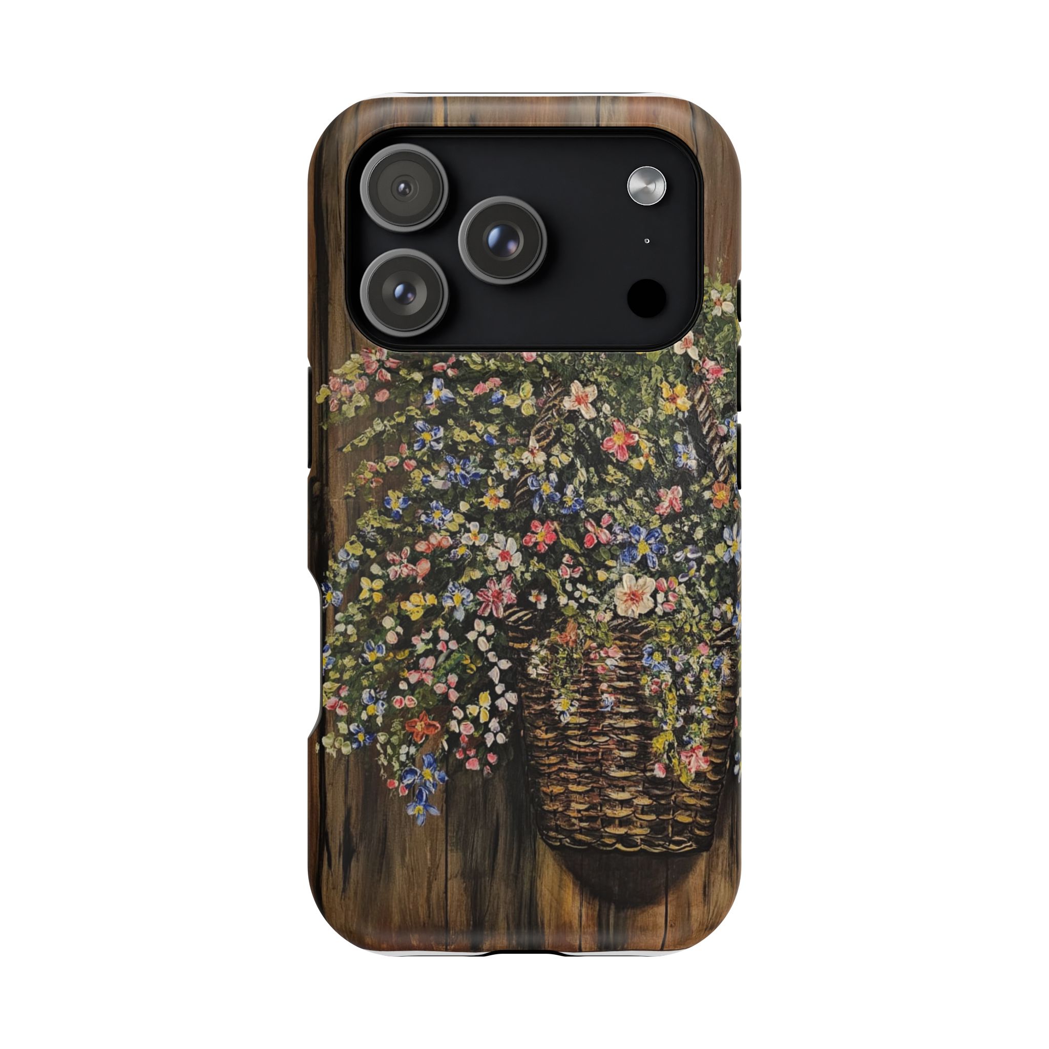 Floral Basket Phone Case — Magnetic Impact‑Resistant Floral iPhone Cover - Image 70