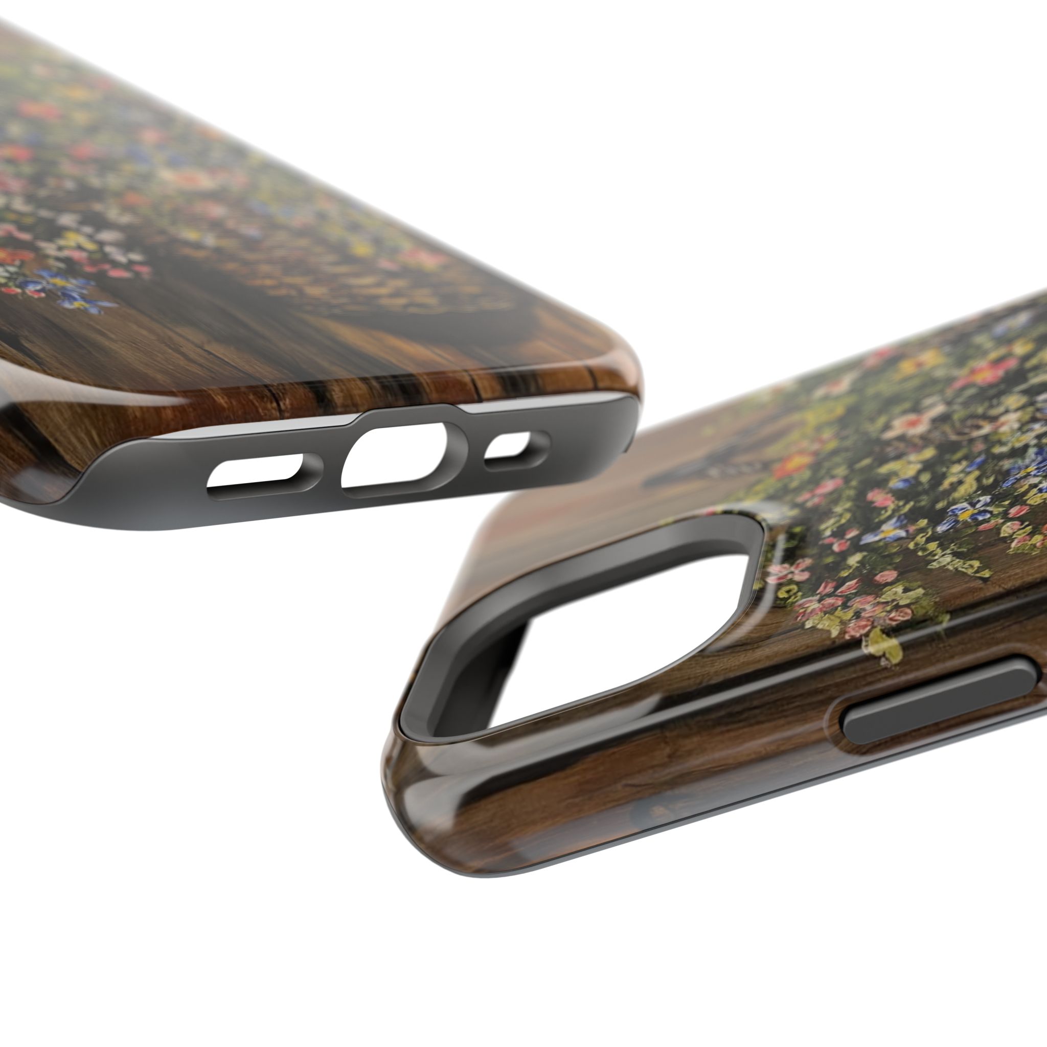 Floral Basket Phone Case — Magnetic Impact‑Resistant Floral iPhone Cover - Image 3