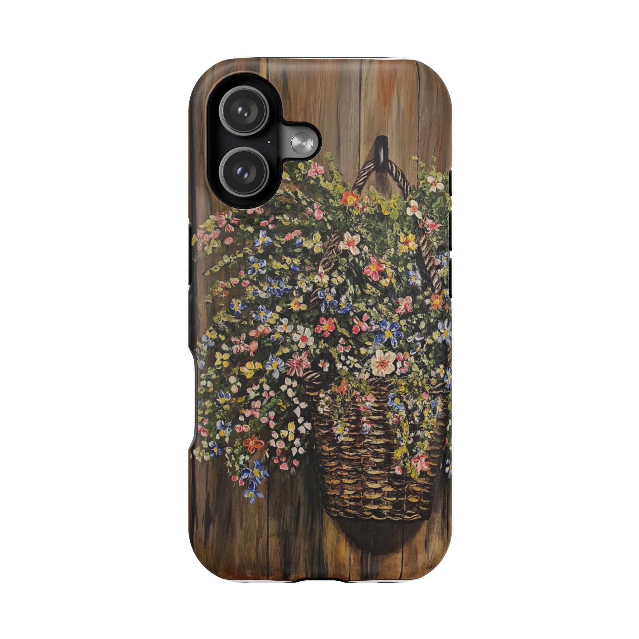 Floral Basket Phone Case — Magnetic Impact‑Resistant Floral iPhone Cover - Image 66
