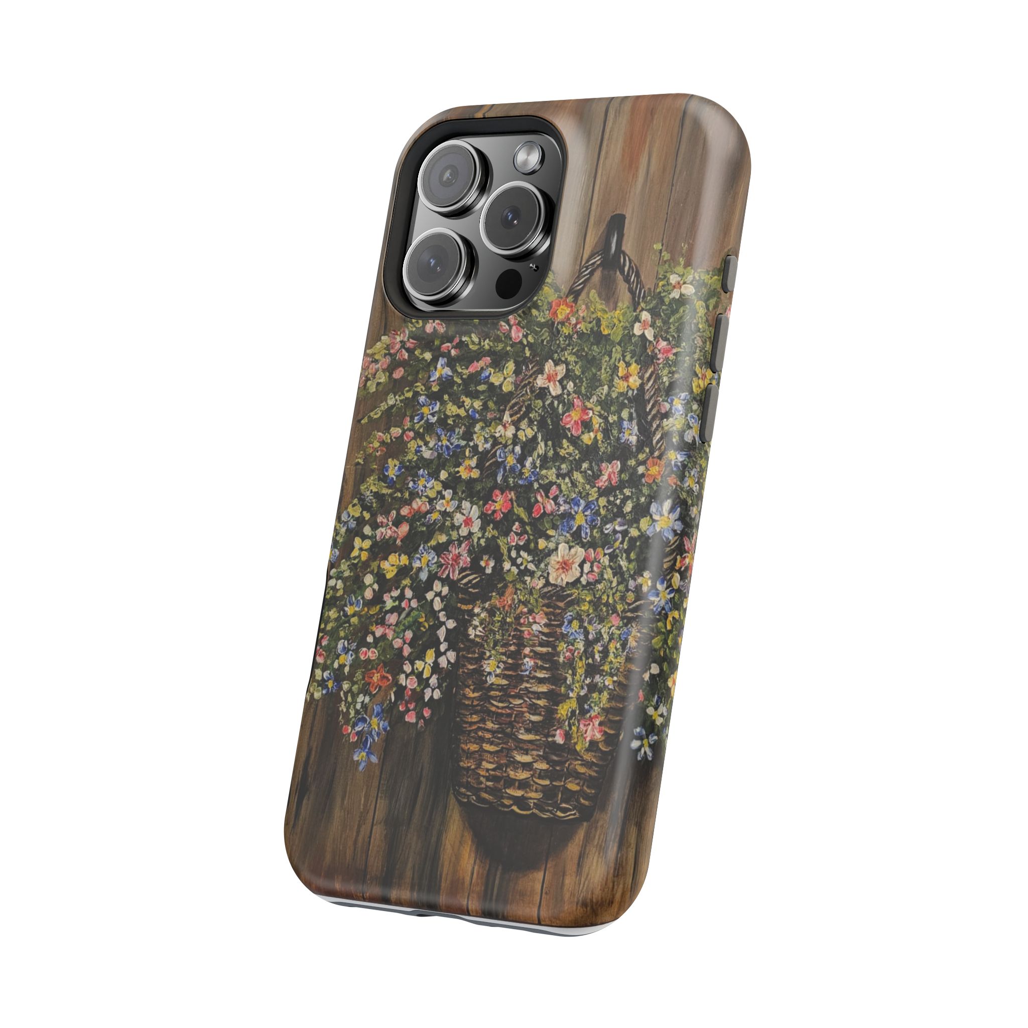 Floral Basket Phone Case — Magnetic Impact‑Resistant Floral iPhone Cover - Image 62