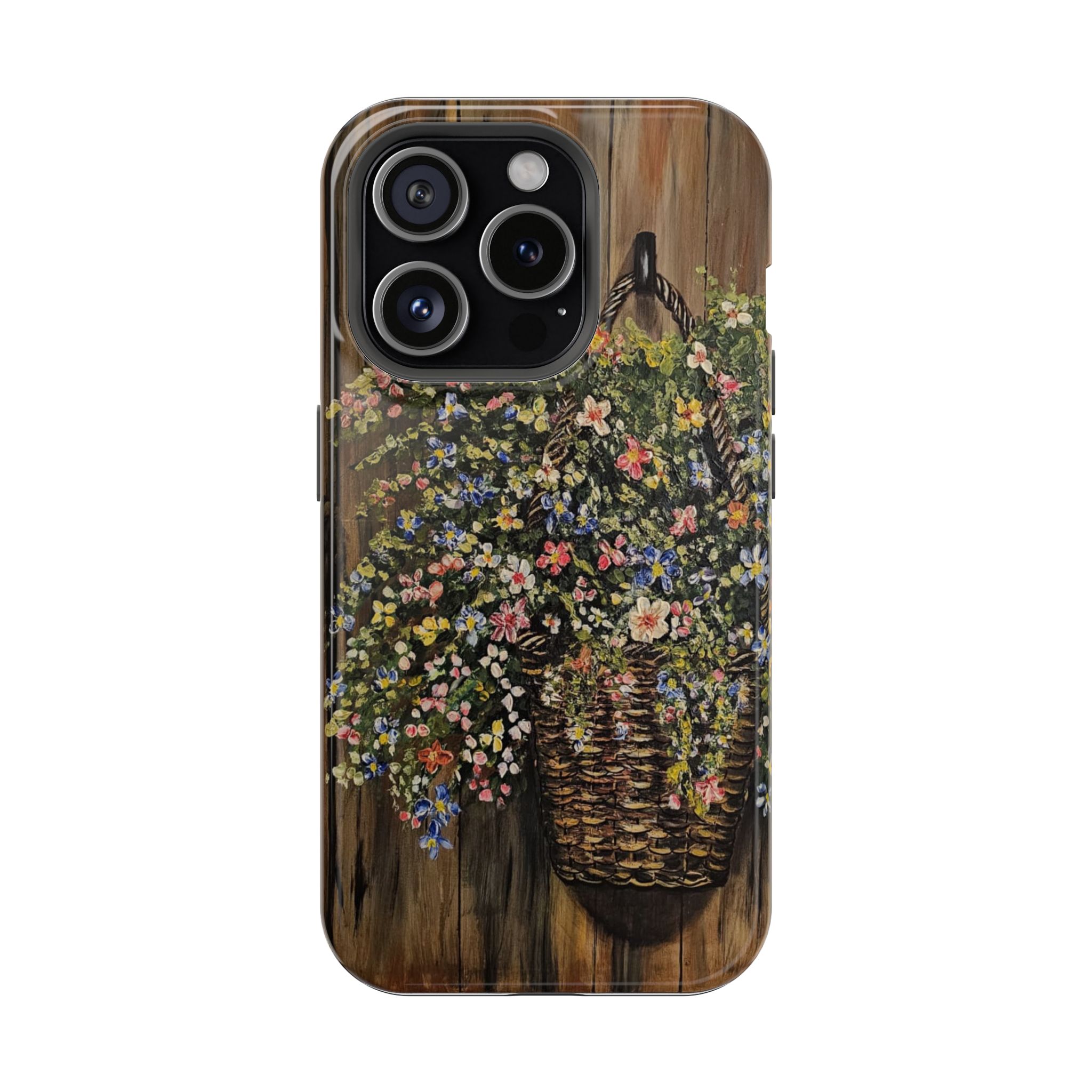 Floral Basket Phone Case — Magnetic Impact‑Resistant Floral iPhone Cover - Image 9