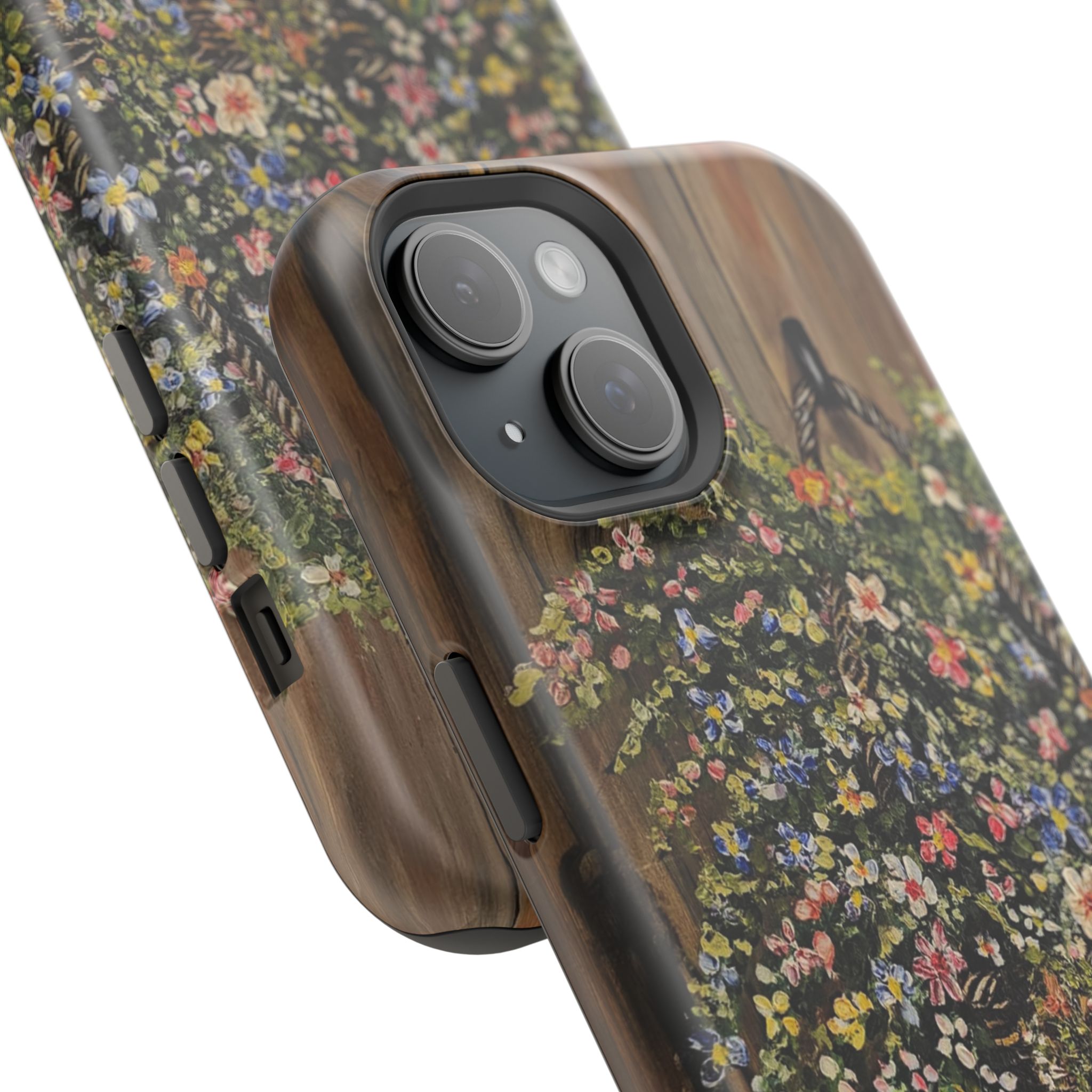 Floral Basket Phone Case — Magnetic Impact‑Resistant Floral iPhone Cover - Image 6