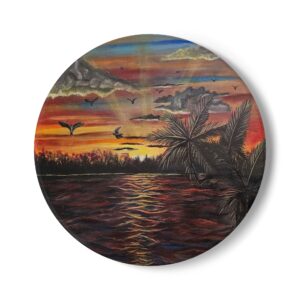 Sunset Shore - Ceramic Coaster