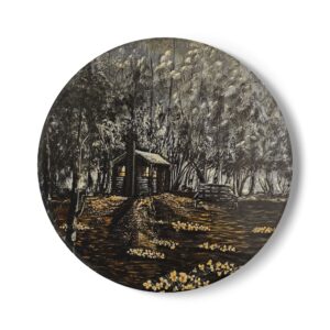 Golden Path - Ceramic Coaster