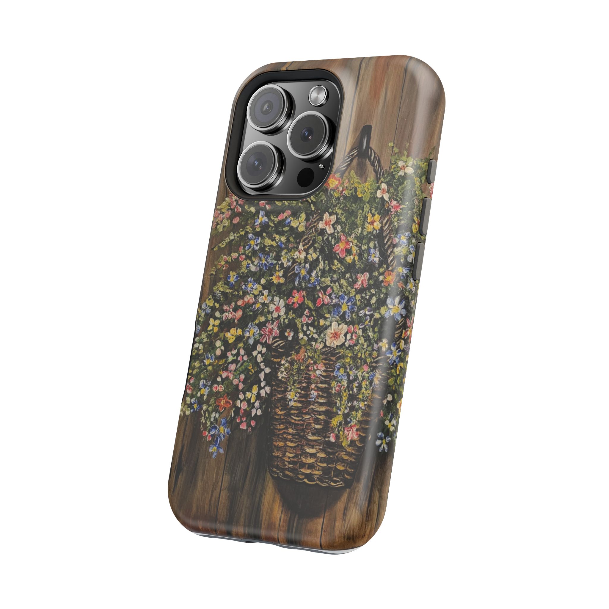 Floral Basket Phone Case — Magnetic Impact‑Resistant Floral iPhone Cover - Image 54