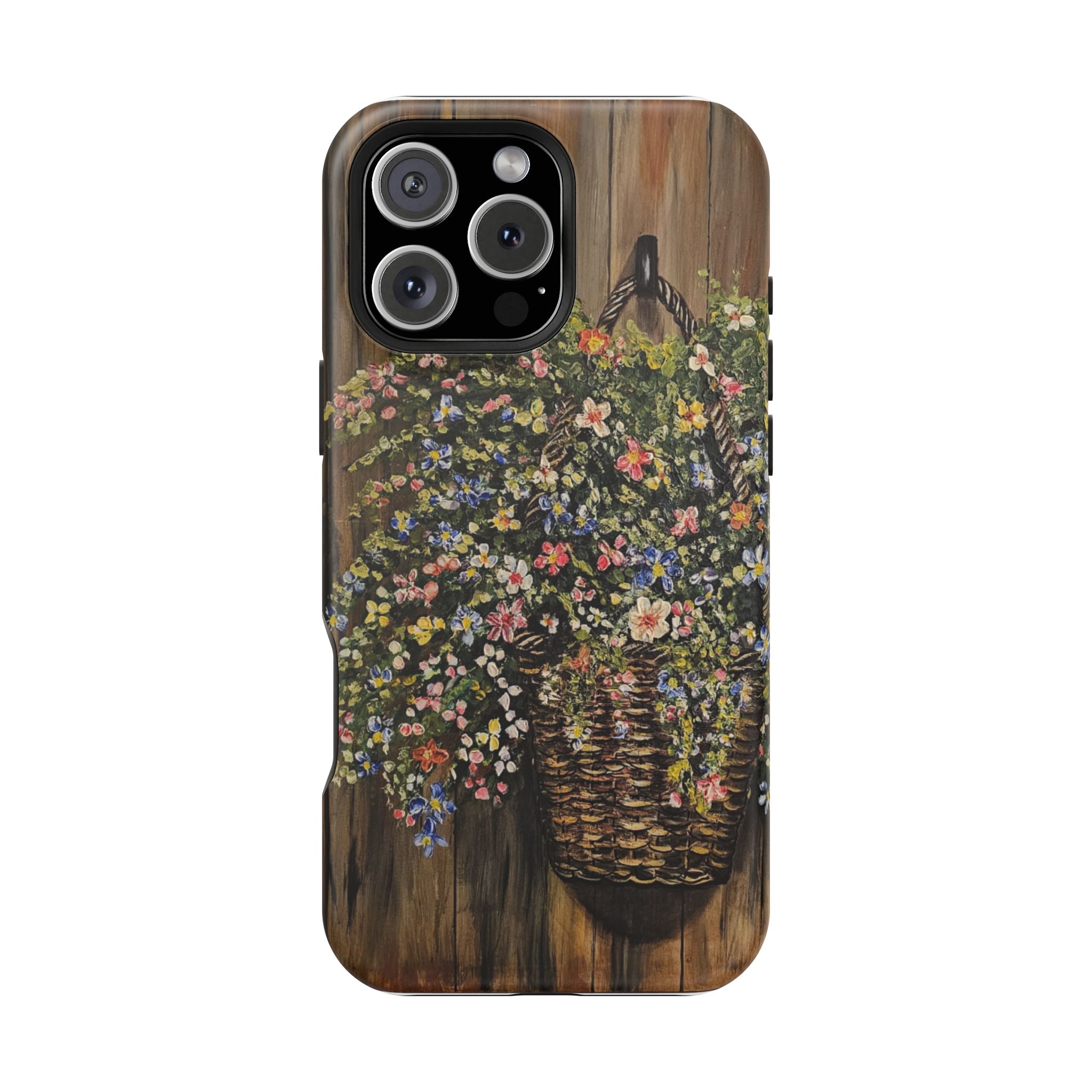 Floral Basket Phone Case — Magnetic Impact‑Resistant Floral iPhone Cover - Image 61
