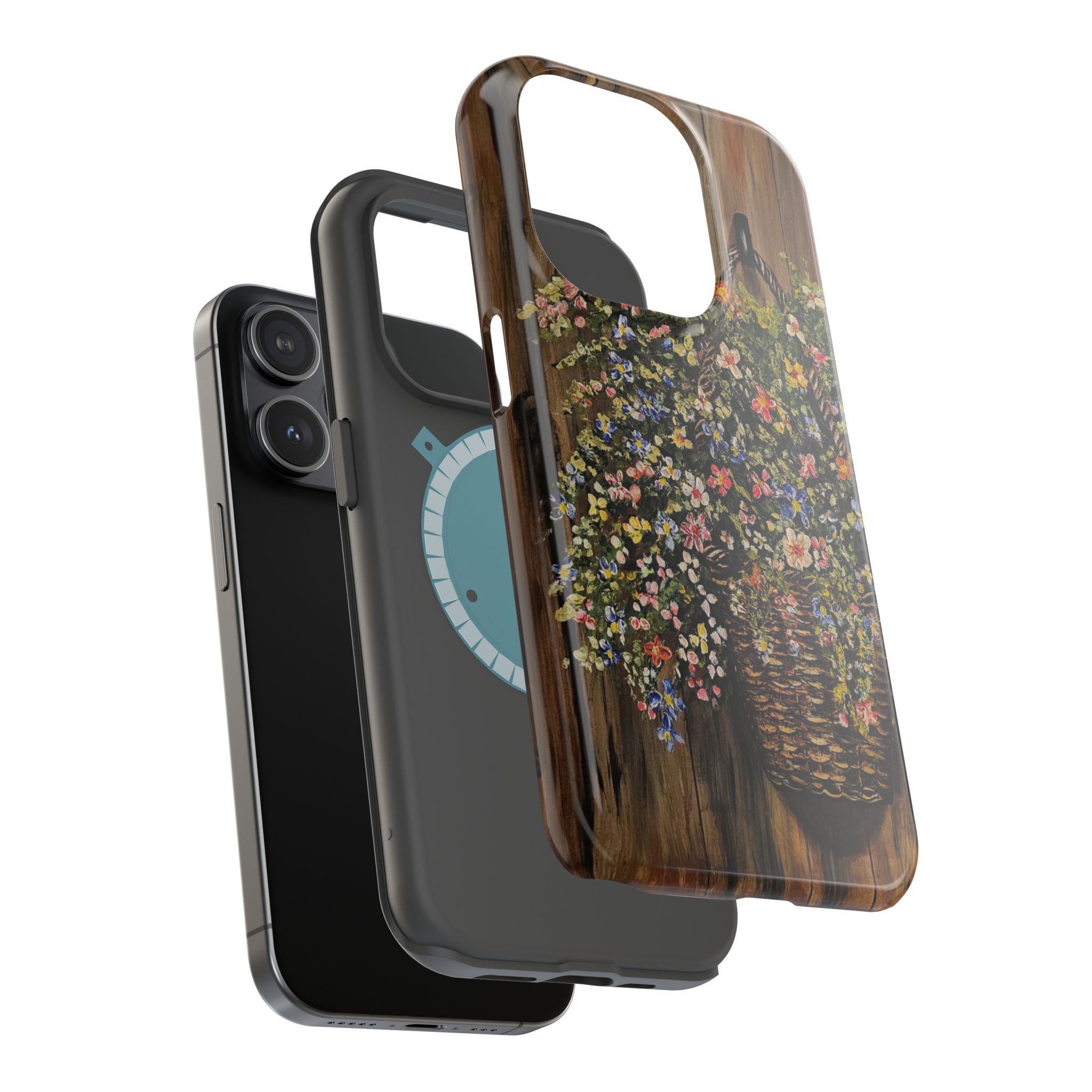 Floral Basket Phone Case — Magnetic Impact‑Resistant Floral iPhone Cover - Image 12