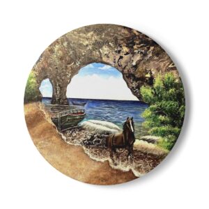 The Sea Cave - Ceramic Coaster