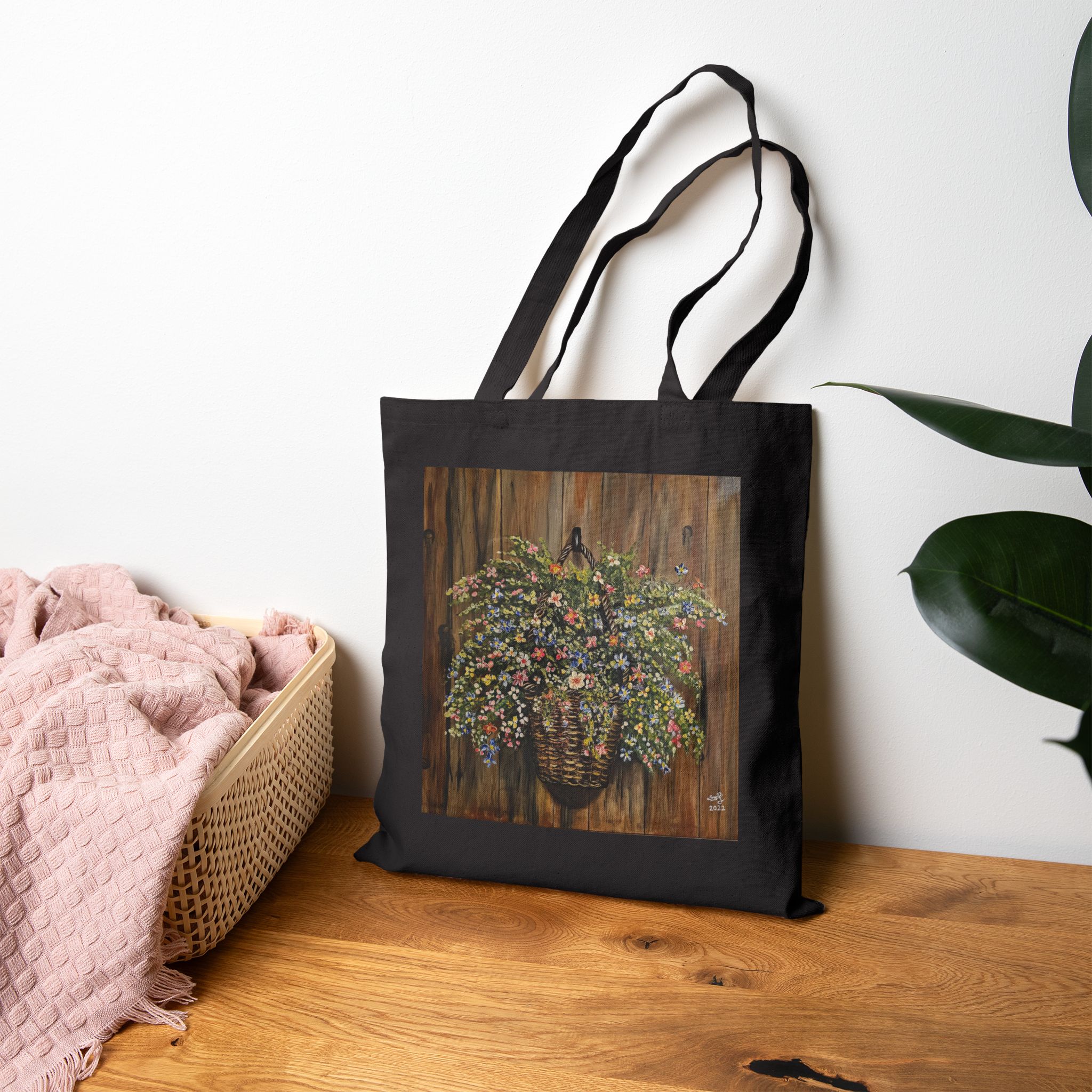 Basket of Blossoms - Tote Bag - Image 9