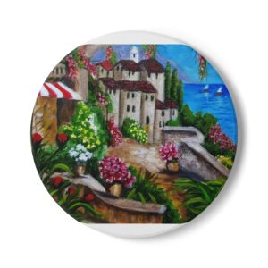 European Village - Ceramic Coaster
