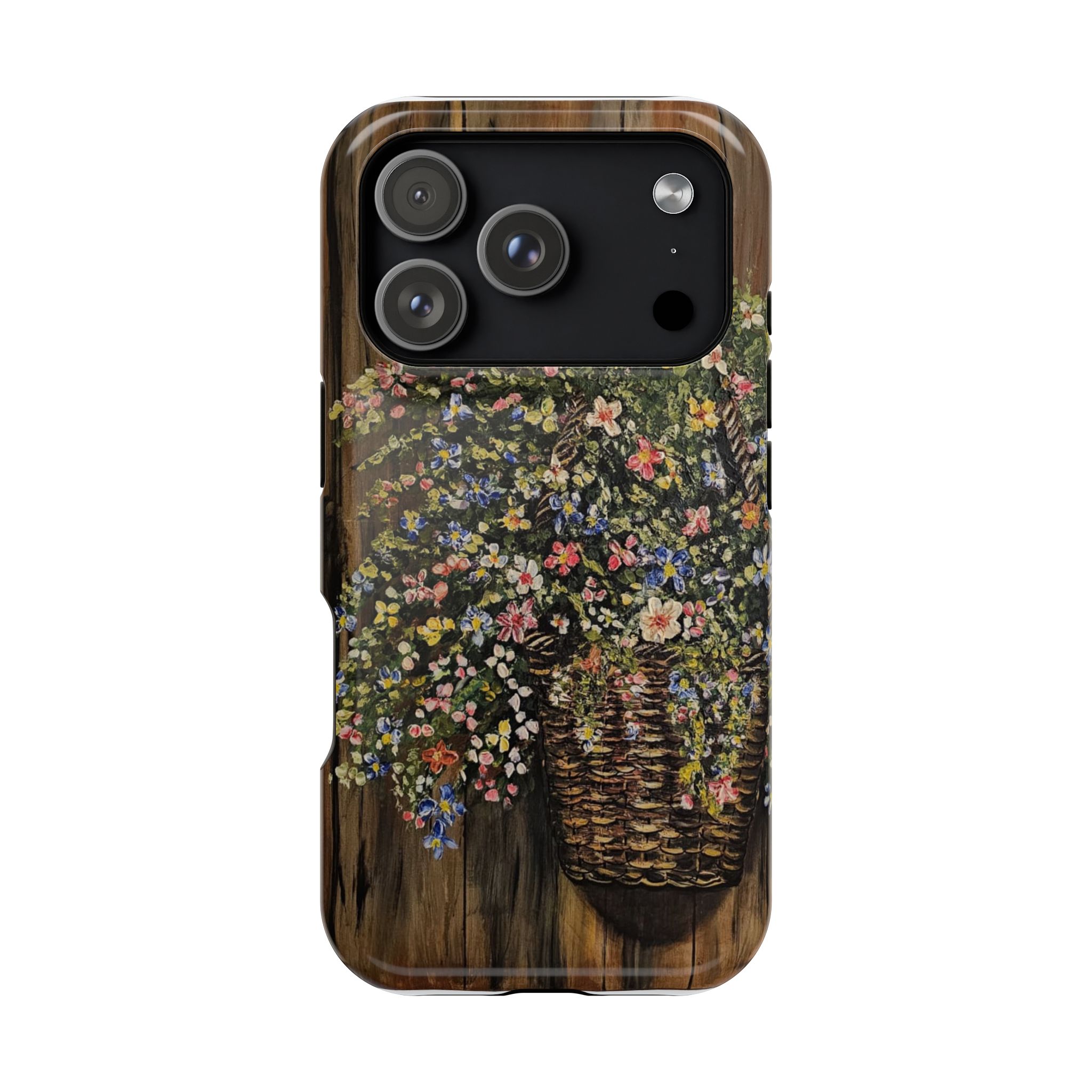 Floral Basket Phone Case — Magnetic Impact‑Resistant Floral iPhone Cover - Image 69
