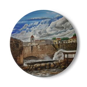 Wall of Akka - Ceramic Coaster