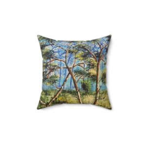 In The Woods — Spun Polyester Square Pillow